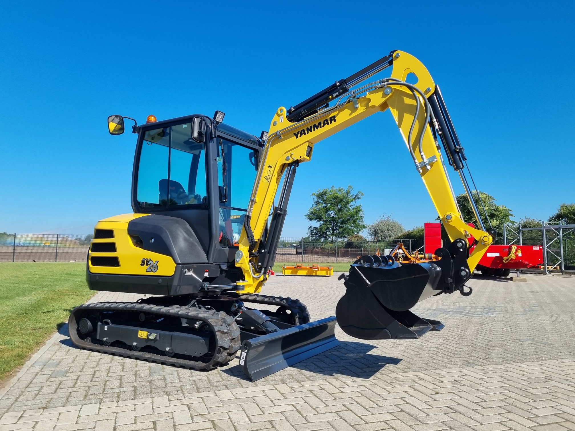 Nieuwe Yanmar SV26 minigraver, zeer compleet uitgevoerd, overjarig! VERKOCHT! - Afbeelding 2