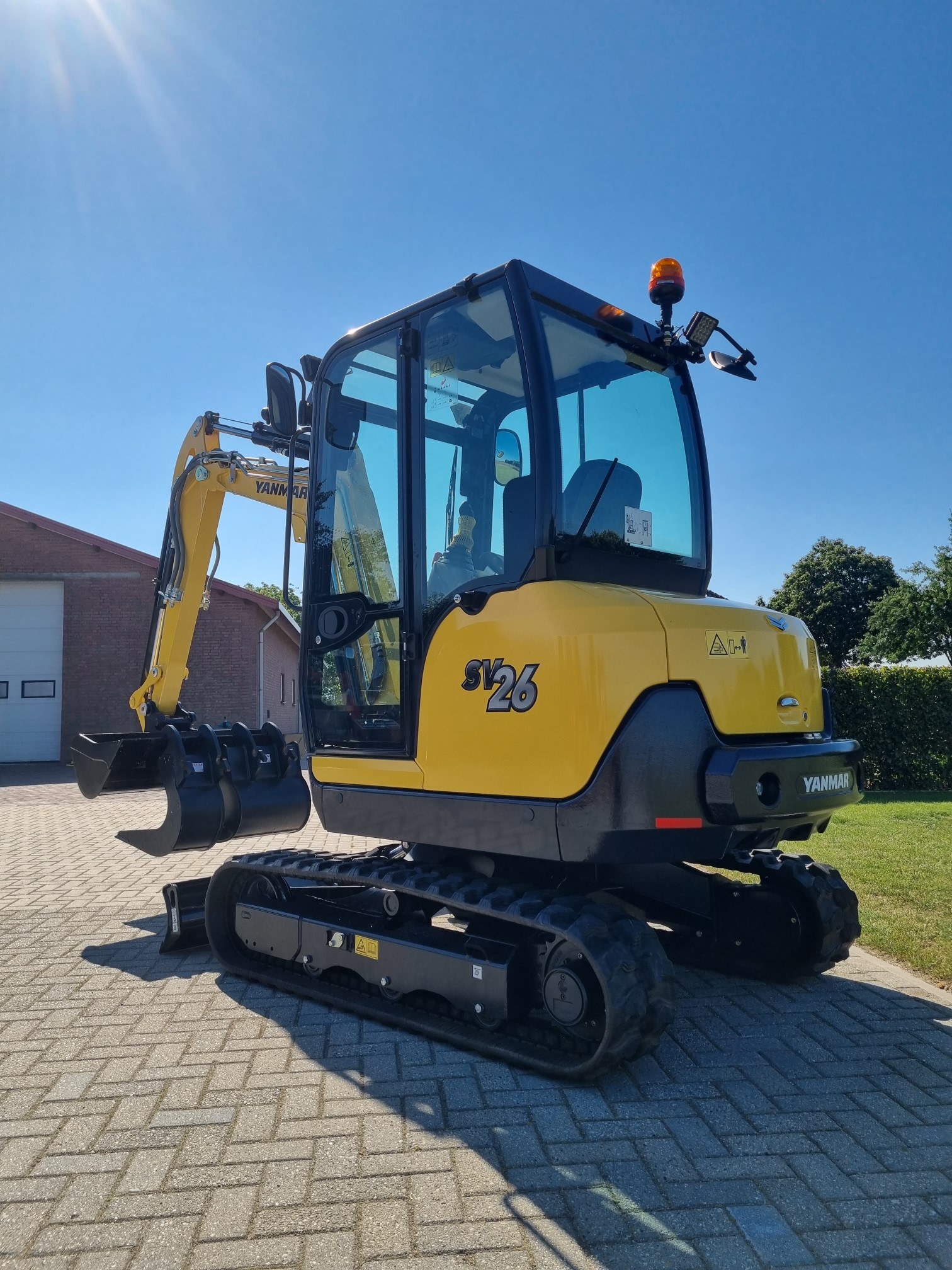 Nieuwe Yanmar SV26 minigraver, zeer compleet uitgevoerd, overjarig! VERKOCHT! - Afbeelding 4