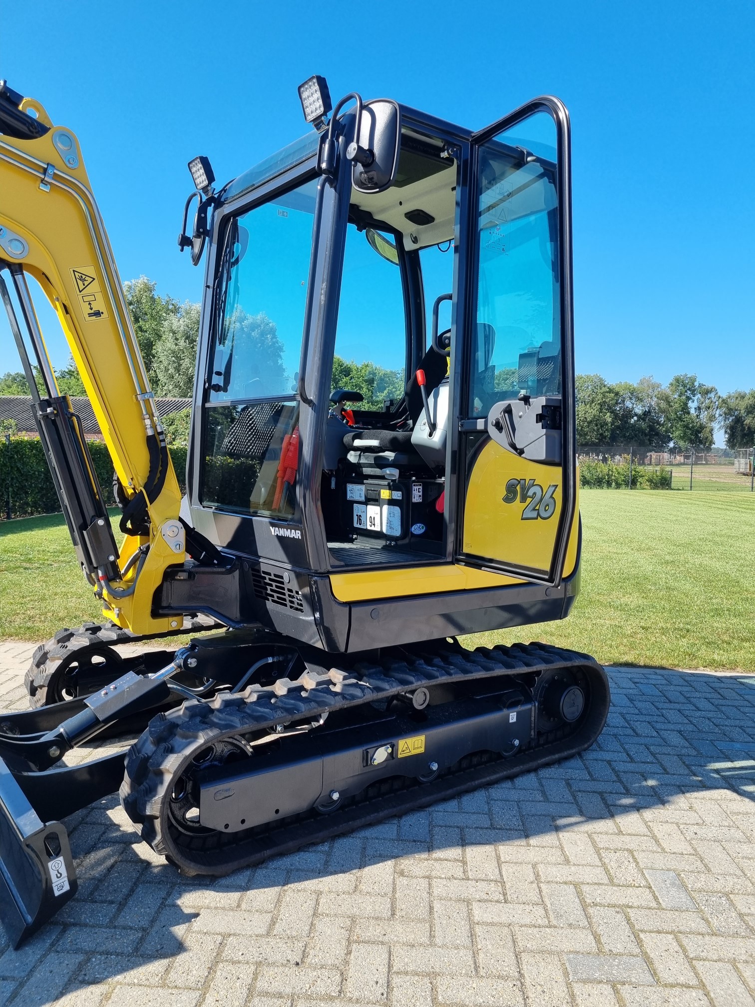 Nieuwe Yanmar SV26 minigraver, zeer compleet uitgevoerd, overjarig! VERKOCHT! - Afbeelding 7