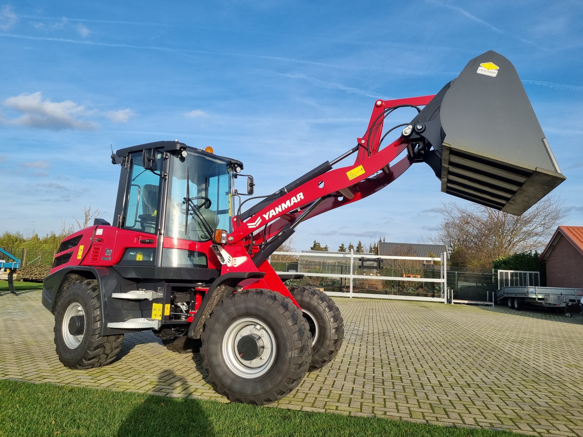 Yanmar V80 met bak en lepels, VERKOCHT! - Afbeelding 3