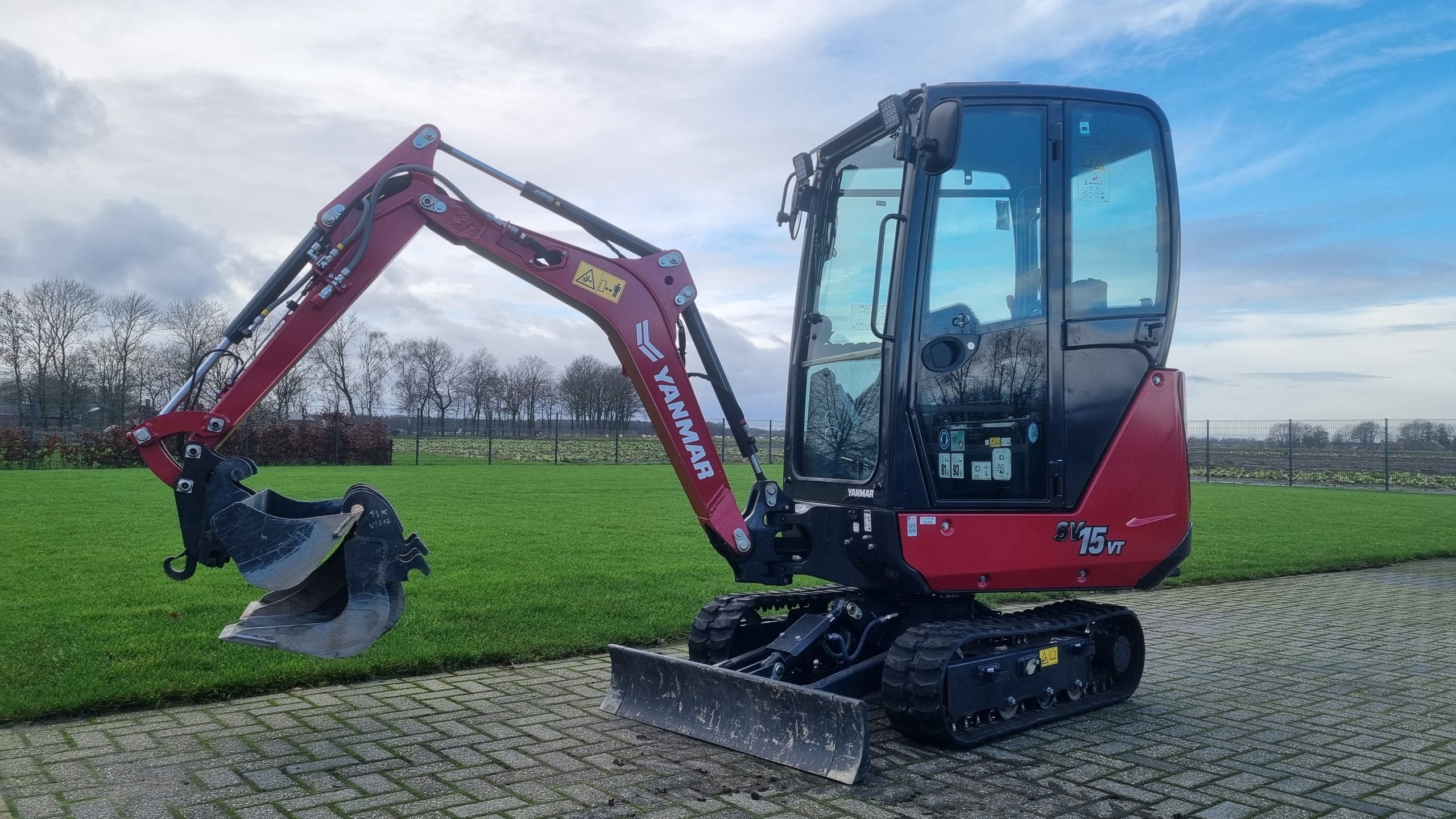Yanmar SV15 vt minigraver, Als nieuw, 138 uur! VERKOCHT!