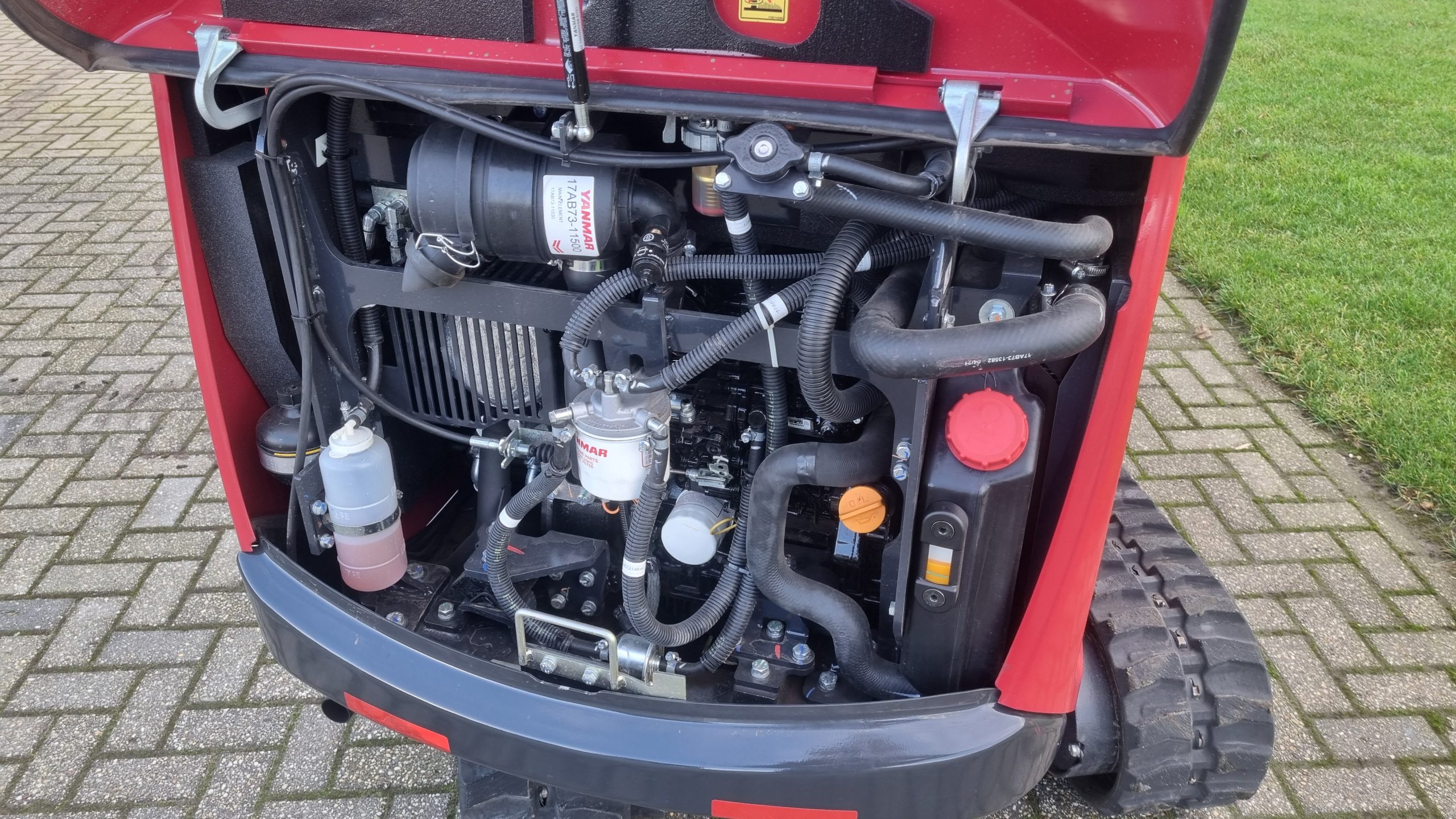 Yanmar SV15 vt minigraver, Als nieuw, 138 uur! VERKOCHT! - Afbeelding 4