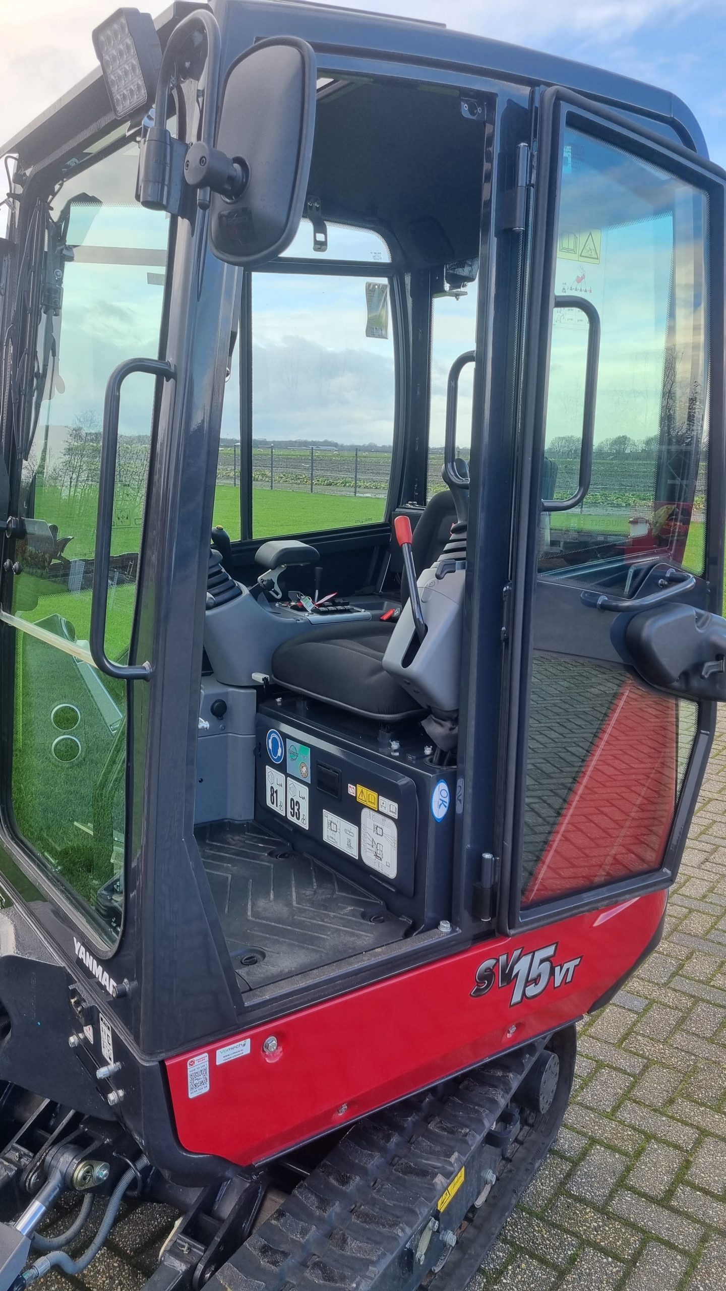 Yanmar SV15 vt minigraver, Als nieuw, 138 uur! VERKOCHT! - Afbeelding 6